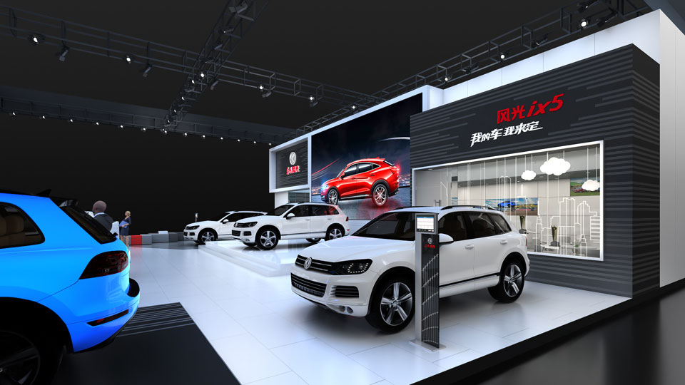 展臺(tái)搭建：TURSS版-2021年東風(fēng)風(fēng)光B級(jí)車展